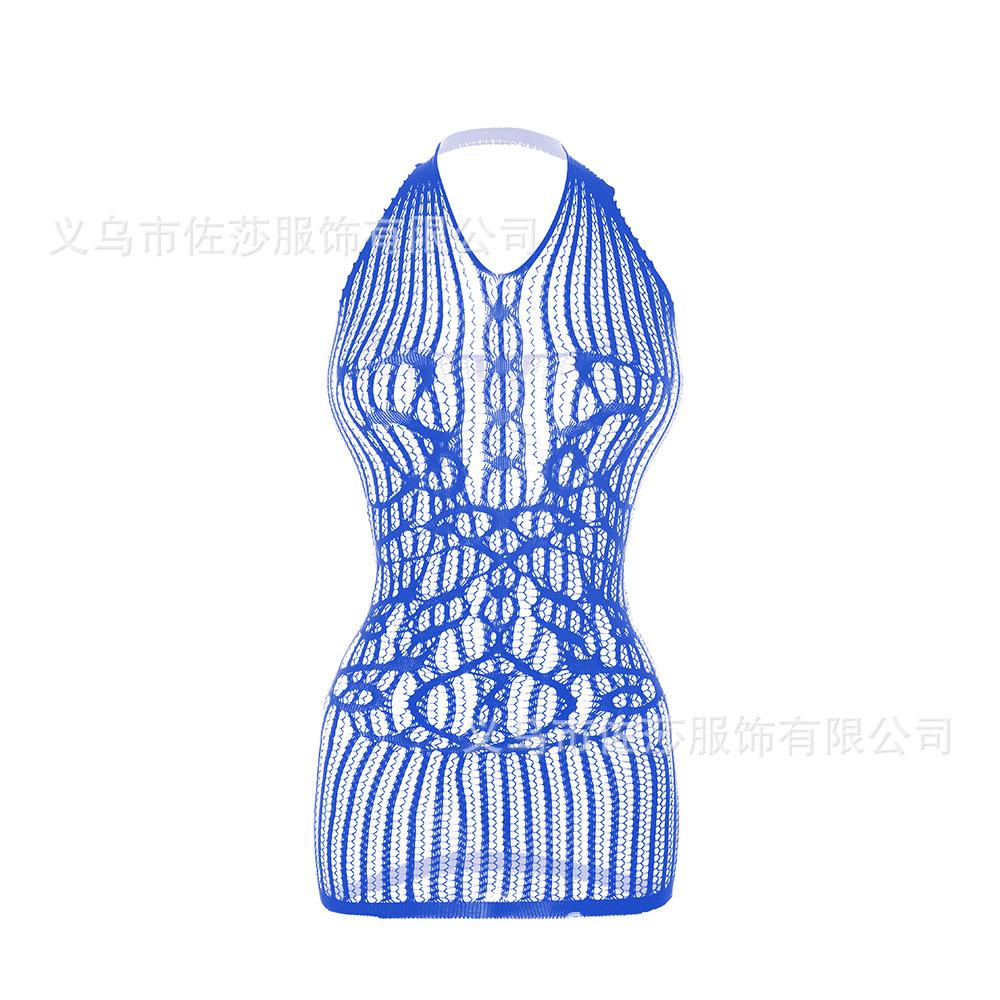 Sex Underwear Uniform Jacquard onesie Lace-up crotch tights Stockings