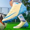 New Men Soccer Shoes' Futsal Studded Non-Slip Field Football Boots FG/TF Cleats Football Shoes Ankle Genuine Training Sneaker