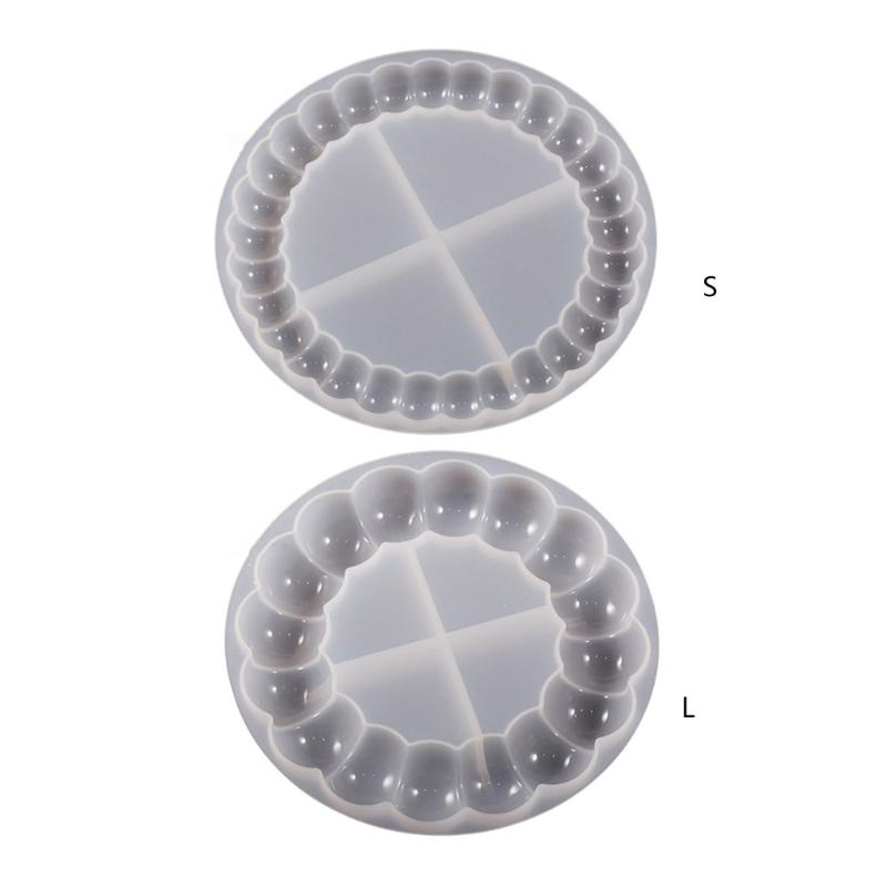 Coaster Molds for Resin Casting,Bubble Resin Coaster Molds Silicone Coaster Molds for Epoxy Resin DIY-Home Decorations
