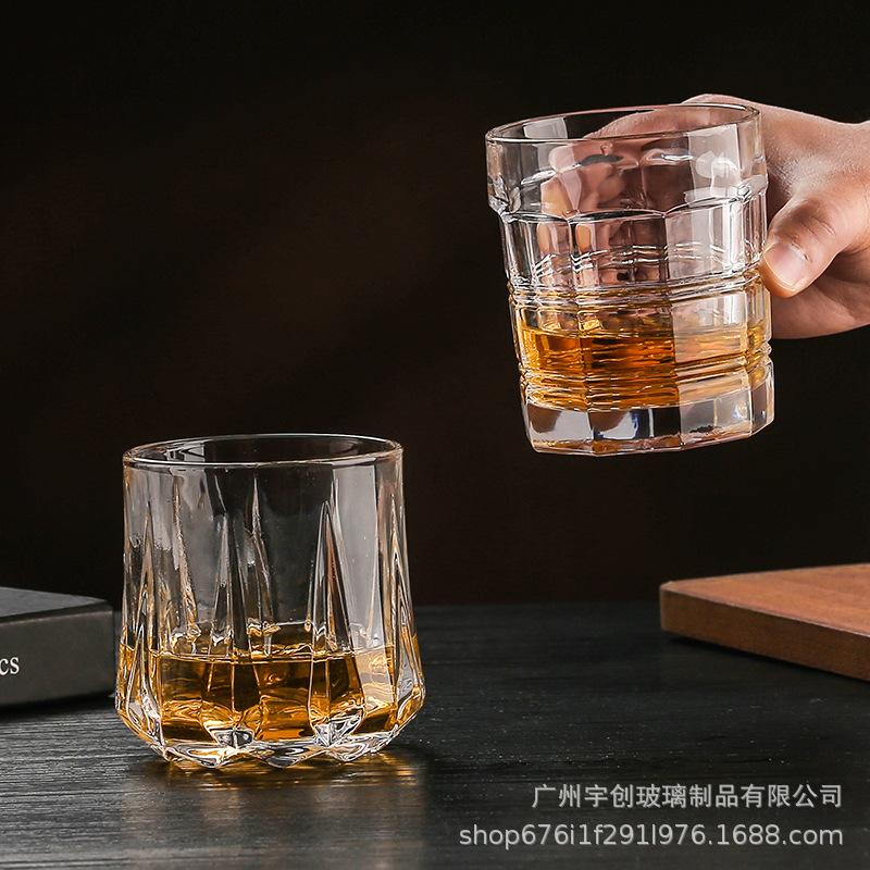 European Luxury Whiskey Glass Set - Creative, Stylish, High-Value Glassware for Home Bars and Beer Enthusiasts