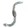 Nya Guochao mäns armband Personlighet Retro Transfer Roterande Nine Eye Pearl Armband High-end present