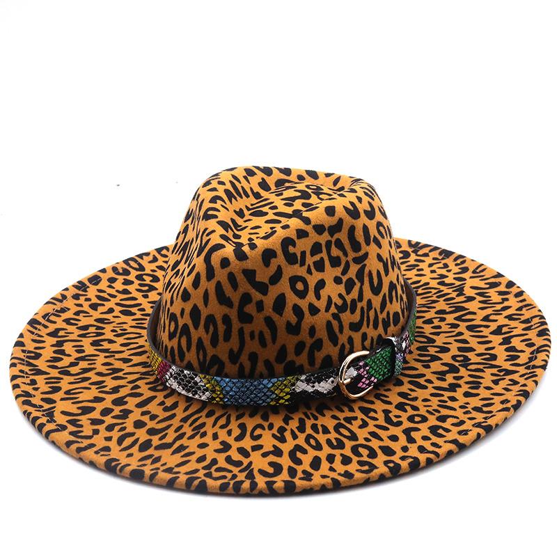 Semplice Cappello Fedora In Lana Invernale Stile Britannico Uomo Donna Tesa Larga Grande 9 cm Derby Matrimonio Chiesa Cappelli Jazz