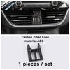 Car Head Lights Switch Button / A Pillar / Steering Wheel Cover Trim Carbon Fiber ABS Accessories For Ford Focus MK4  -