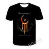 Camisetas Casuales para Hombre con Estampado 3D de la Banda MOONSPELL Estilos Hip Hop Harajuku Tops Ropa