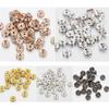 100Pieces Rhinestones Decorative Spacer Beads Fashion Jewelry Supplies Loose Bead Perfect for Jewelry Making and Projects