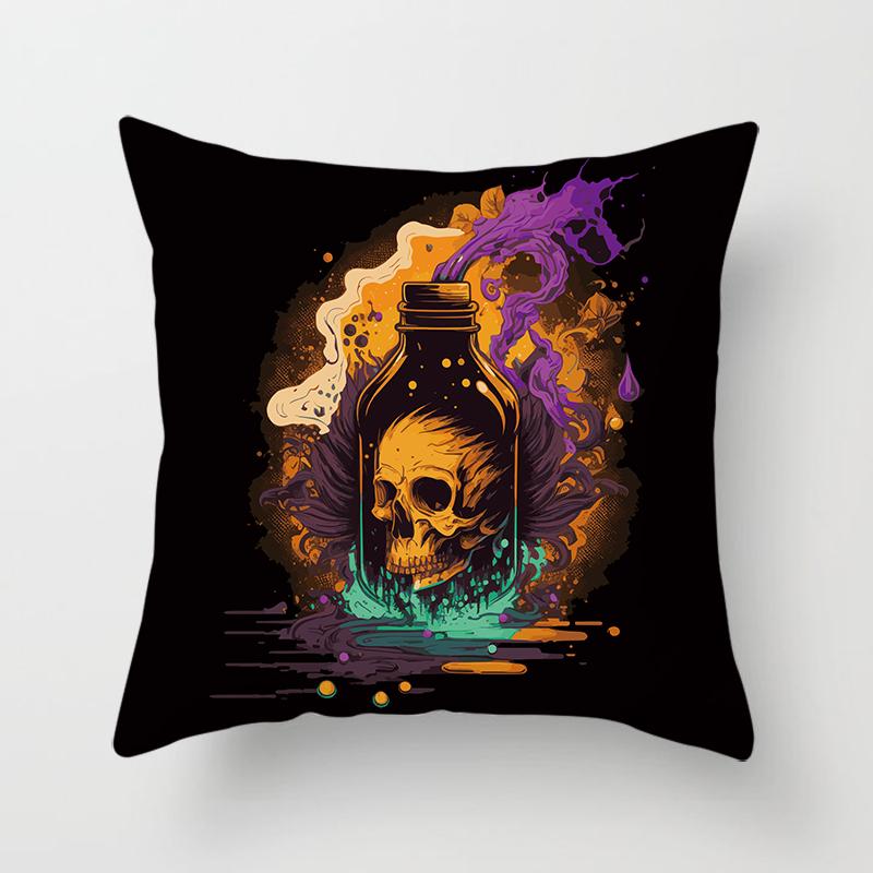 Fashion magic bottle pillowcase decoration printing square  car sofa fashion cushion cover 45*45cm home improvement