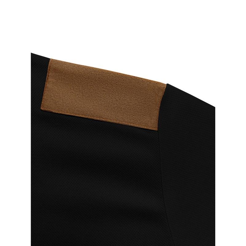 Spring And Autumn New Men's Casual Sports Suit Men's Stitching Contrast Color Two-piece Suit