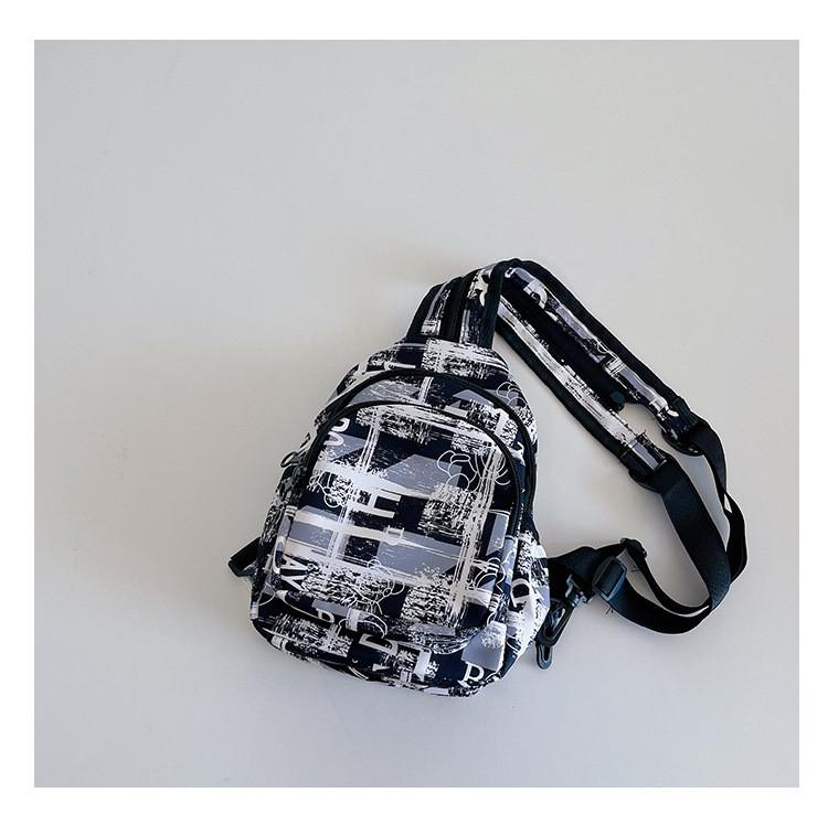 Adorable 2024 Nylon Children s Chest Pack Gender Neutral Waterproof School Backpack