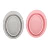 2Pcs Silicone Cosmetic Brush Cleaning Bowl Foldable Makeup Brush Cleaning Bowl for Makeup Brush Makeup Sponge