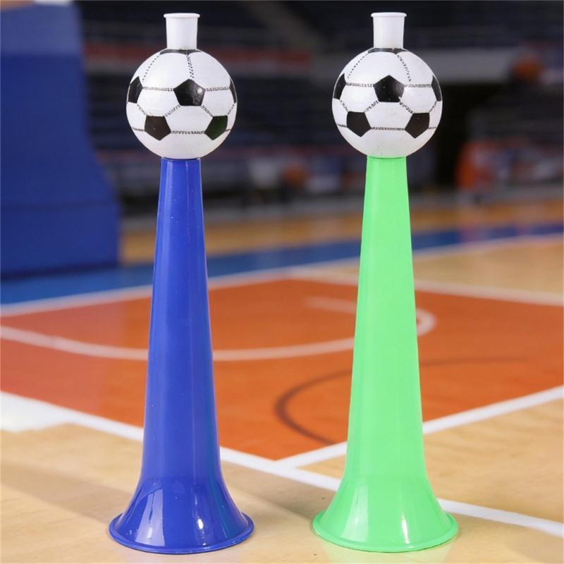 Pack Of 10 Plastic Football Horns Random Color Parties Supplies For Sports Event And Parties Cheering Loud Noise Makers
