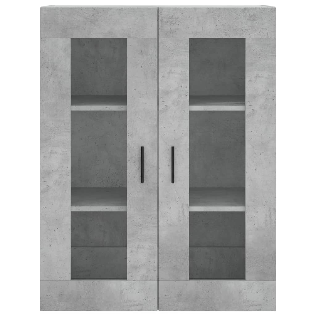Highboard Concrete Grey 69.5 x 34 x 180 cm Engineered Wood