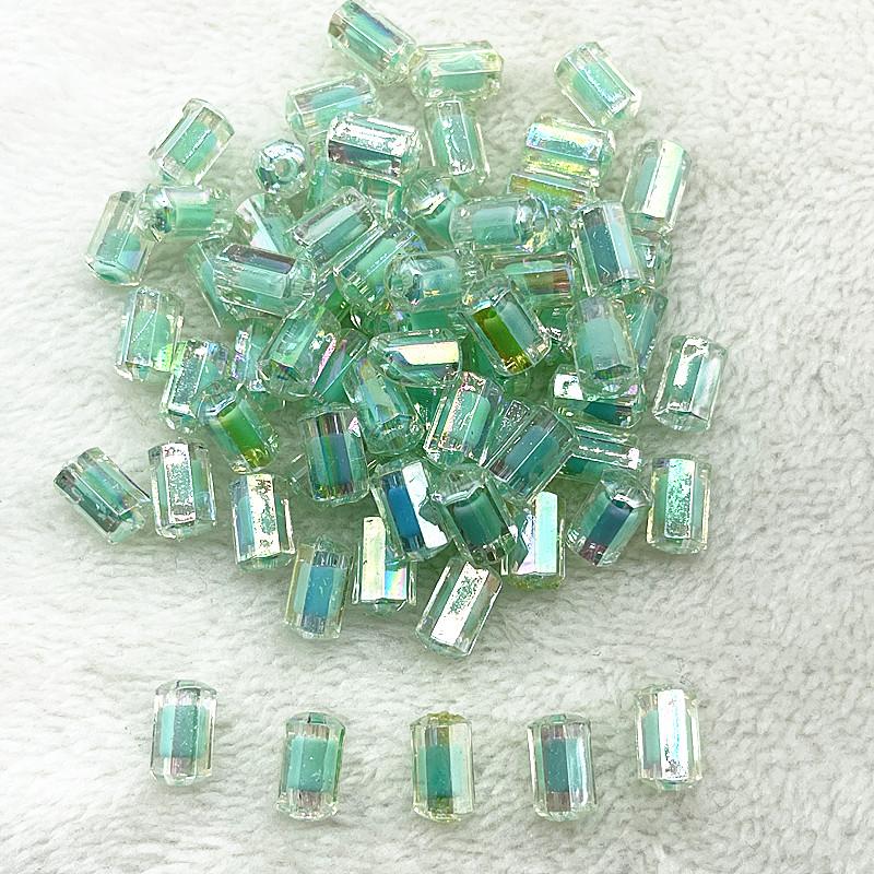 30pcs 12x7mm Matte/Transparency/AB Colour Acrylic Cylinder Beads Loose Spacer Beads for Jewelry Making DIY Bracelets Accessories