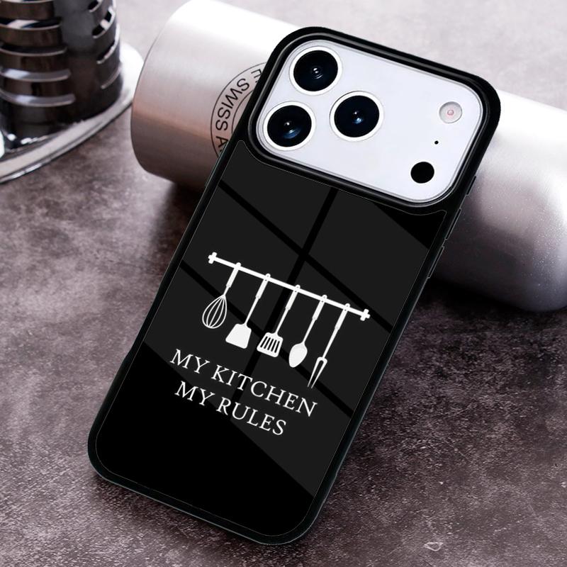 Love Baking Chef Knife print Phone Case for iPhone 17 16 15 Pro Max Air 14 13 12 11 Plus Shockproof Capa Cover