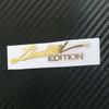 Car Emblem Sticker Limited Edition Metal Pair Replacement