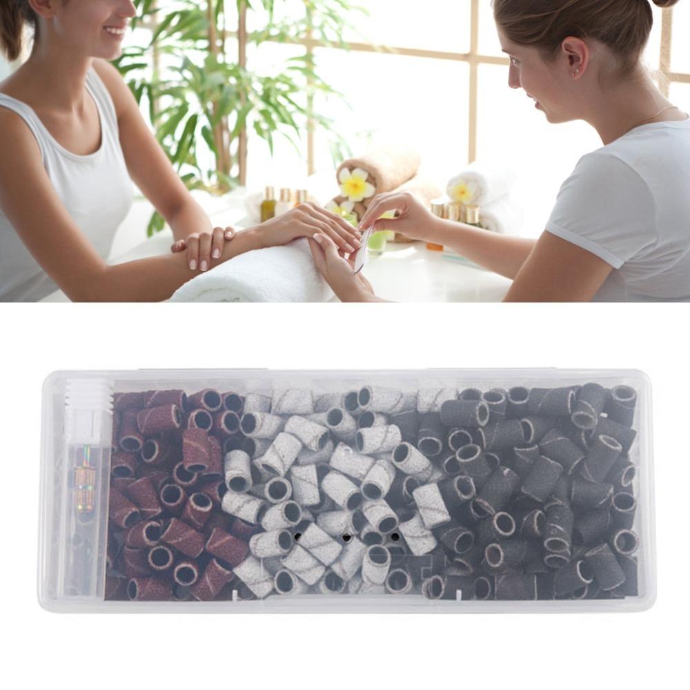 301pcs 6mm Mandrel Nail Drill Sanding Bands Nail Manicure Set For Cuticle Trimming