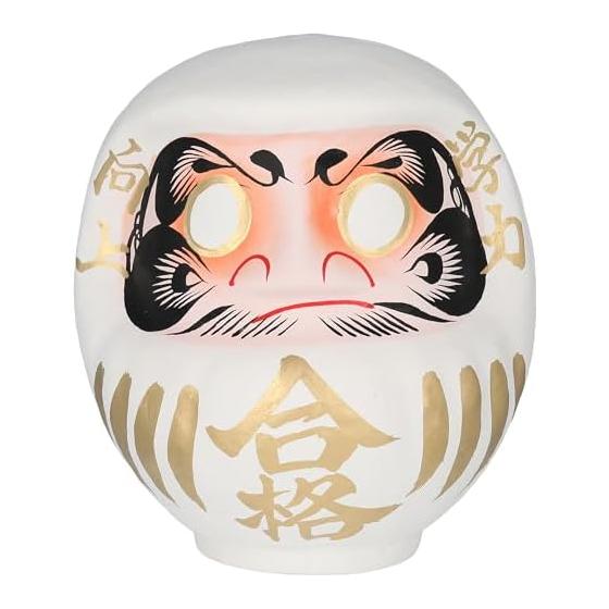 [Prayed to the Shrine] Pass Takasaki Daruma Improve Academic Ability Height Approx. 15cm White Prayer for Success Academic Achievement Examination