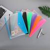 11 Holes Punched Pocket  File Wallets Binders Folders with Snap Button
