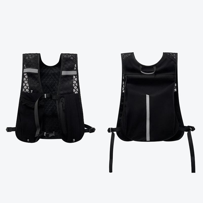 For Biking Running Storage Vest Lightweight Running Vest Reflective Hydration Water Chest Pack With Phone Storage Pocket