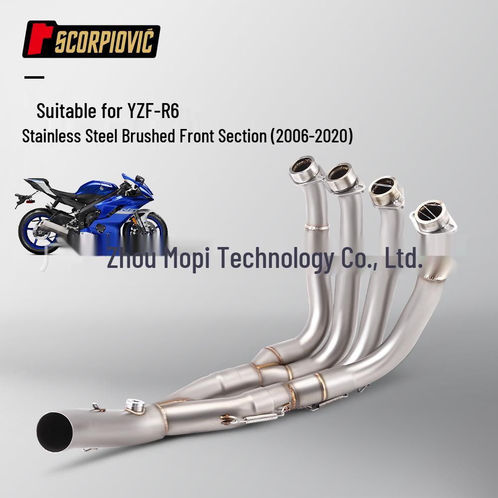 

Stainless Steel Exhaust Front Section for R6 (2006-2020) - Vehicle-Specific, Easy Installation
