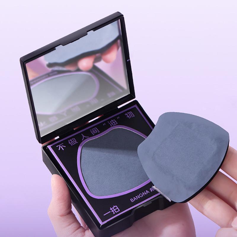 150 Sheets Oil Blotting Papers With Case & Powder Puff Oil Absorbing Sheets Bamboo Charcoal Face Oil Blotting Sheets For Make Up