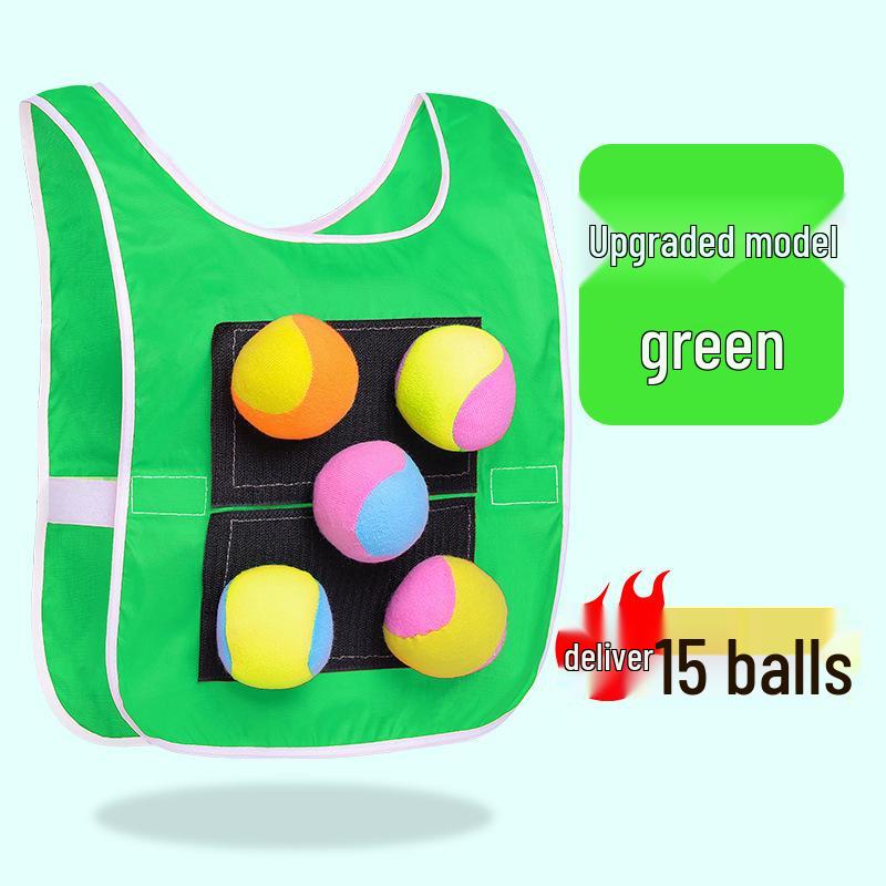 Parent-Child Indoor/Outdoor Velcro Ball Vest & Game Prop