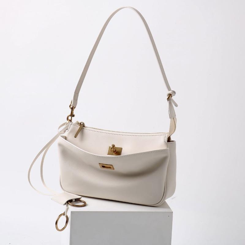 Slanted-style High-quality Crossbody Shoulder Bag Leather High-end European Fashion Underarm Accessory