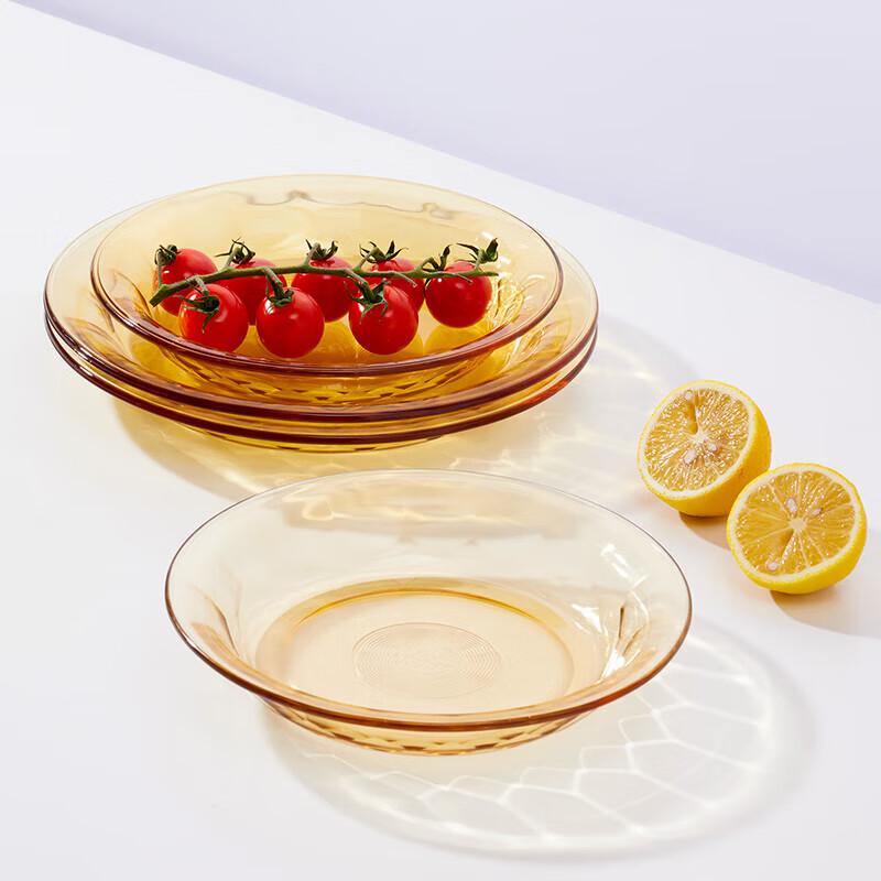 LocknLock Crystal Amber Glass Food Container Set