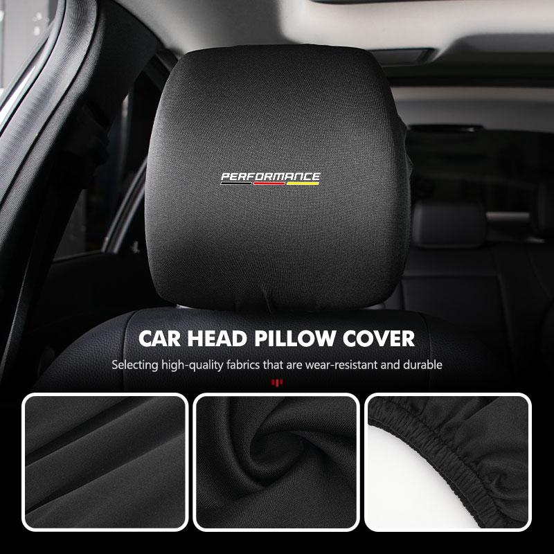 Car Seat Headrest Cover Perforated Pillow Case For BMW 1 3 5 Series G30 G32 G38 2021 2020 2019 2018 E46 E91