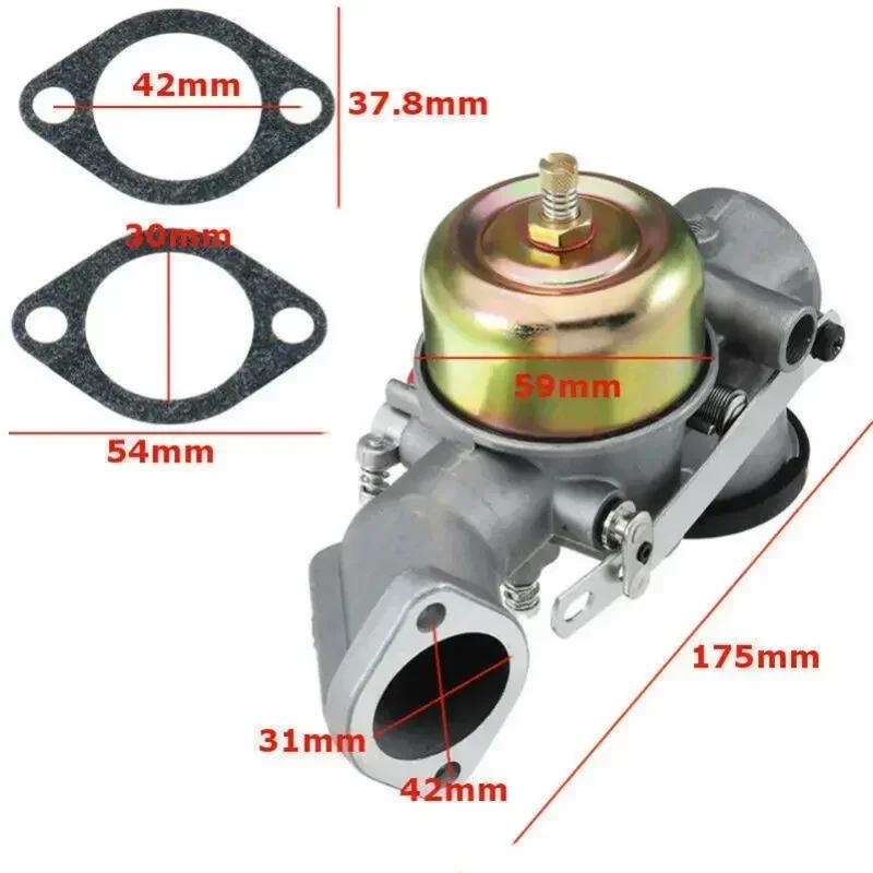 Carburetor with Gaskets for Briggs & Stratton 491031 490499 491026 281707 12Hp Engine Lawn Mower Tractor 56150 56175