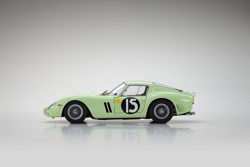 Kyosho Original Scale Scale Ferrari 250GTO 1962 Goodwood Finished Product KS08438C 1/18 #15 (Light Green)