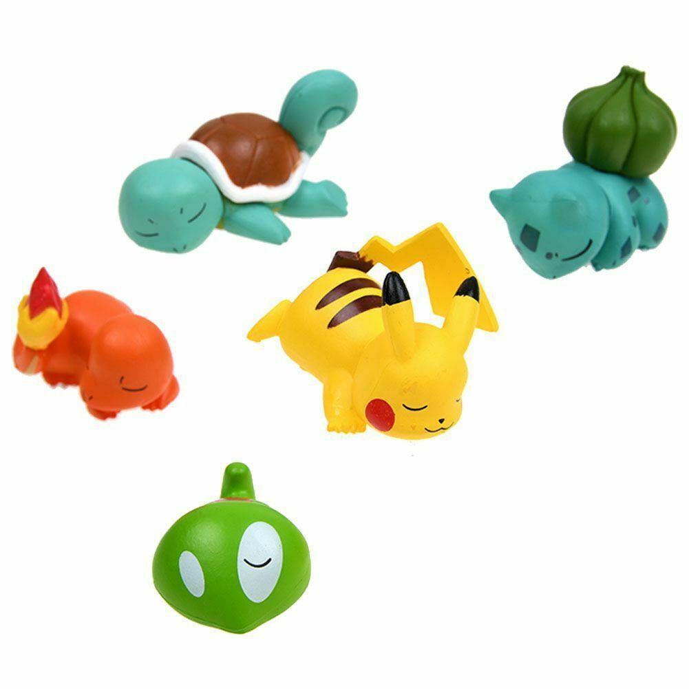 Adorable Pokemon Bulbasaur Squirtle Pikachu Figure Toy Set For Kids Gift Enthusiasts