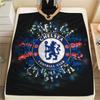 Chelsea FC Flanelldecke, Hohe Qualität, Bequem für alle Jahreszeiten, Heimdekoration, Wärme und Komfort