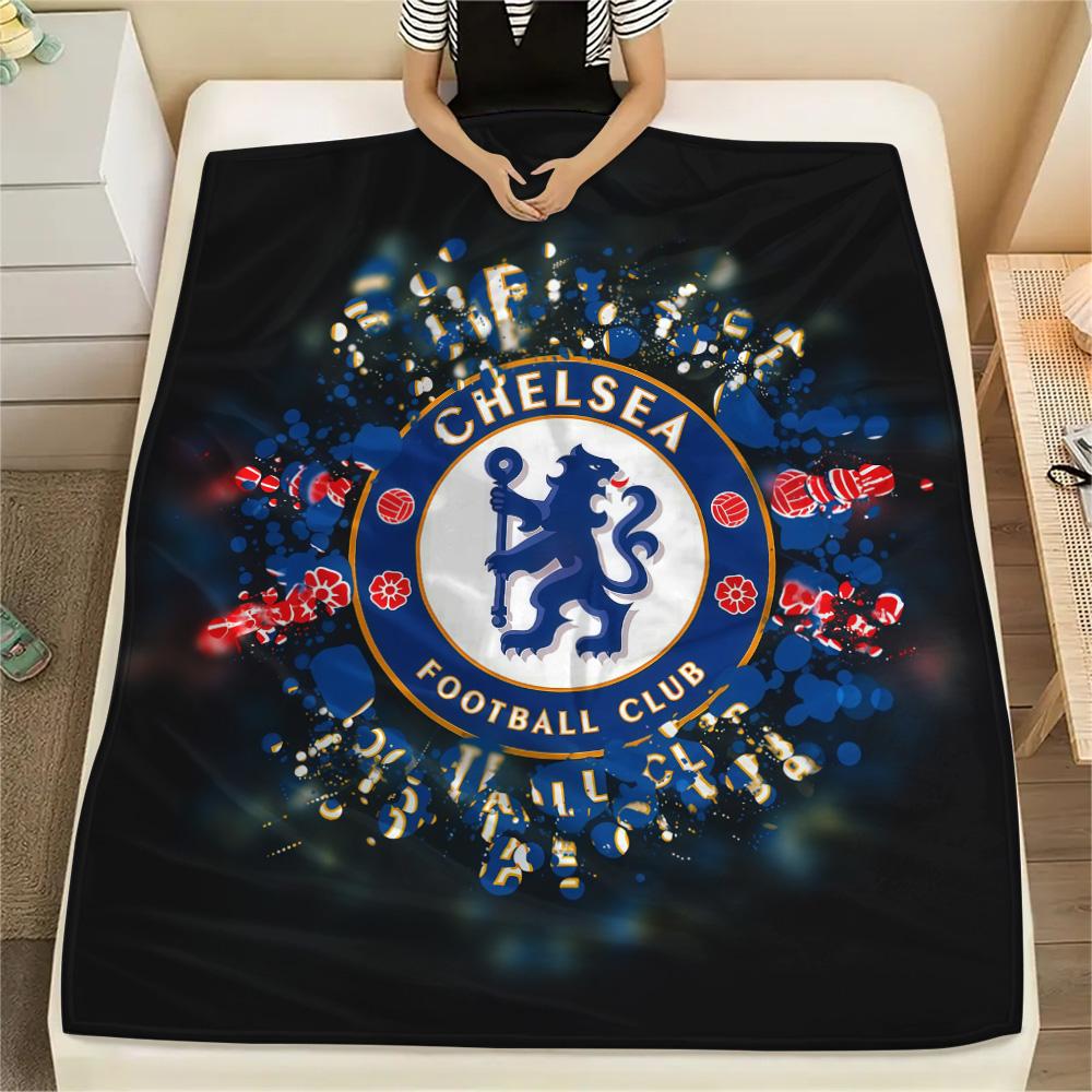 Chelsea FC Flanelldecke, Hohe Qualität, Bequem für alle Jahreszeiten, Heimdekoration, Wärme und Komfort