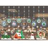 Christmas Decoration Wall Window Glass Xmas Stickers Decal Patch Home Decor