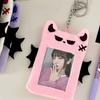 Bat Demon Cartoon Plush Photocard Holder Korean Style Photo Protective Case  Student
