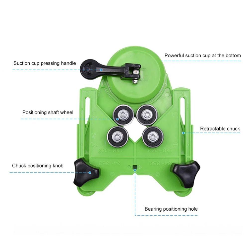 Suction Cup Guide Openings Locator Core Bit Drill Guide Glass Tile Hole Locator  Woodworking