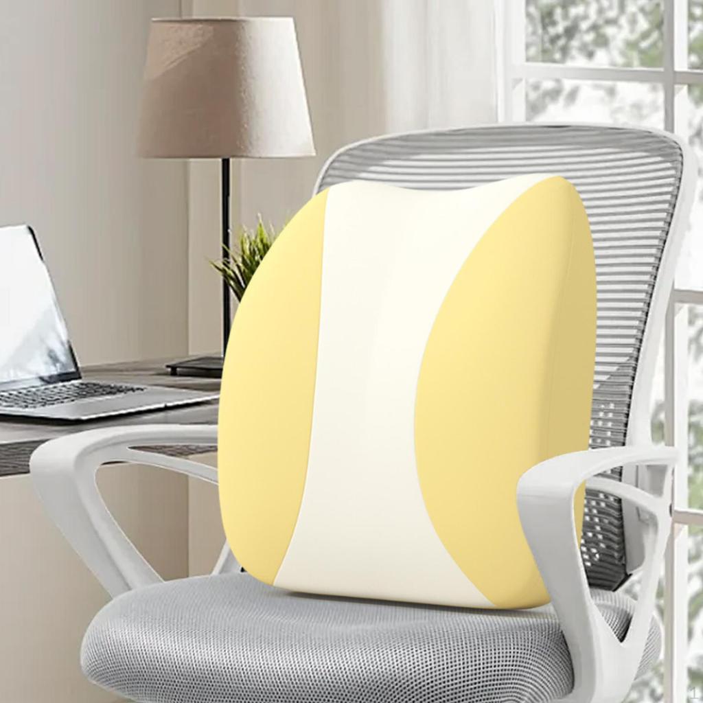 Back Pillow for Office Chair Cushion, Cooling Waist Car Seat Cushion Travel Desk