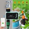 Sprinkler Timer, Solar WiFi Water Timer with APP Remote Control, Rain Sensor, Adjustable Panel, Outdoor Automatic