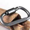 4-6 Stück Outdoor-Karabiner-Set Für Schlüssel Camping Überleben EDC Schlüsselanhänger-Clip Aluminiumlegierung Taktischer D-Ring Karabinerhaken Karabiner