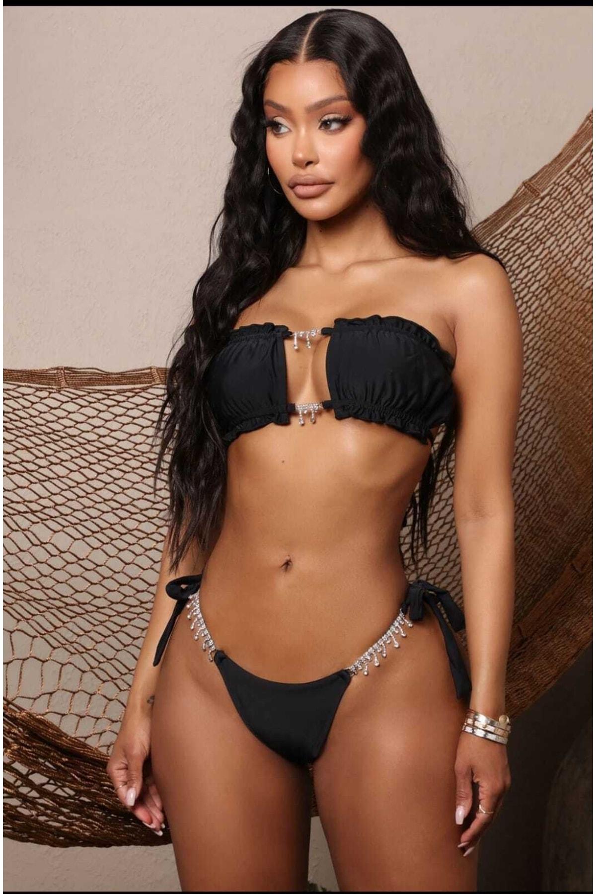 

Женский модный новый комплект бикини Stone Bikini Set L-XL