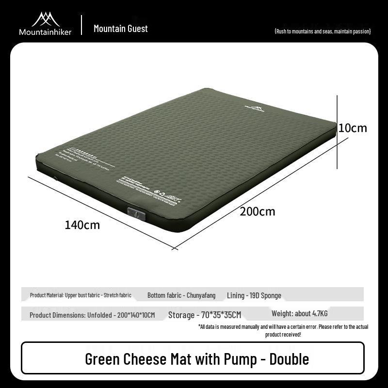 Portable Auto-Inflatable Air Mattress with Pump for Outdoor Camping