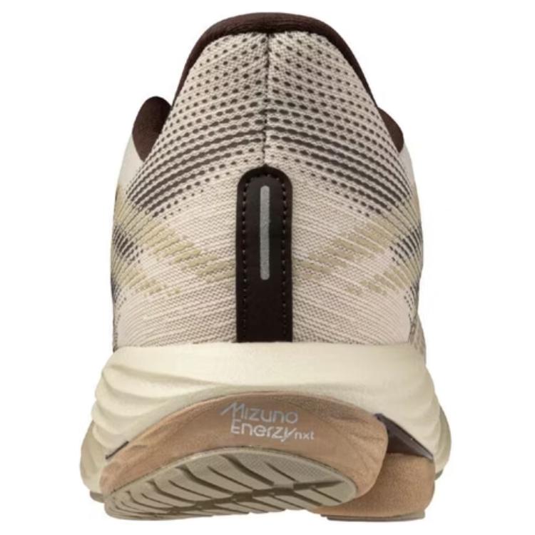Mizuno Wave Rider 28 Super Wide Letnie Piaskowe Męskie Trampki Kremowe Letnio-Piaskowo-Beżowe Brązowe J1GC240461