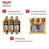 Delixi CKJ5 AC Vacuum Contactor 80A-630A, Voltage Options: 220V/380V