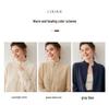 Women's Cashmere Zipper Stand Collar Cardigan - Thick, Loose, Slimming Knit Sweater Coat for Autumn & Winter