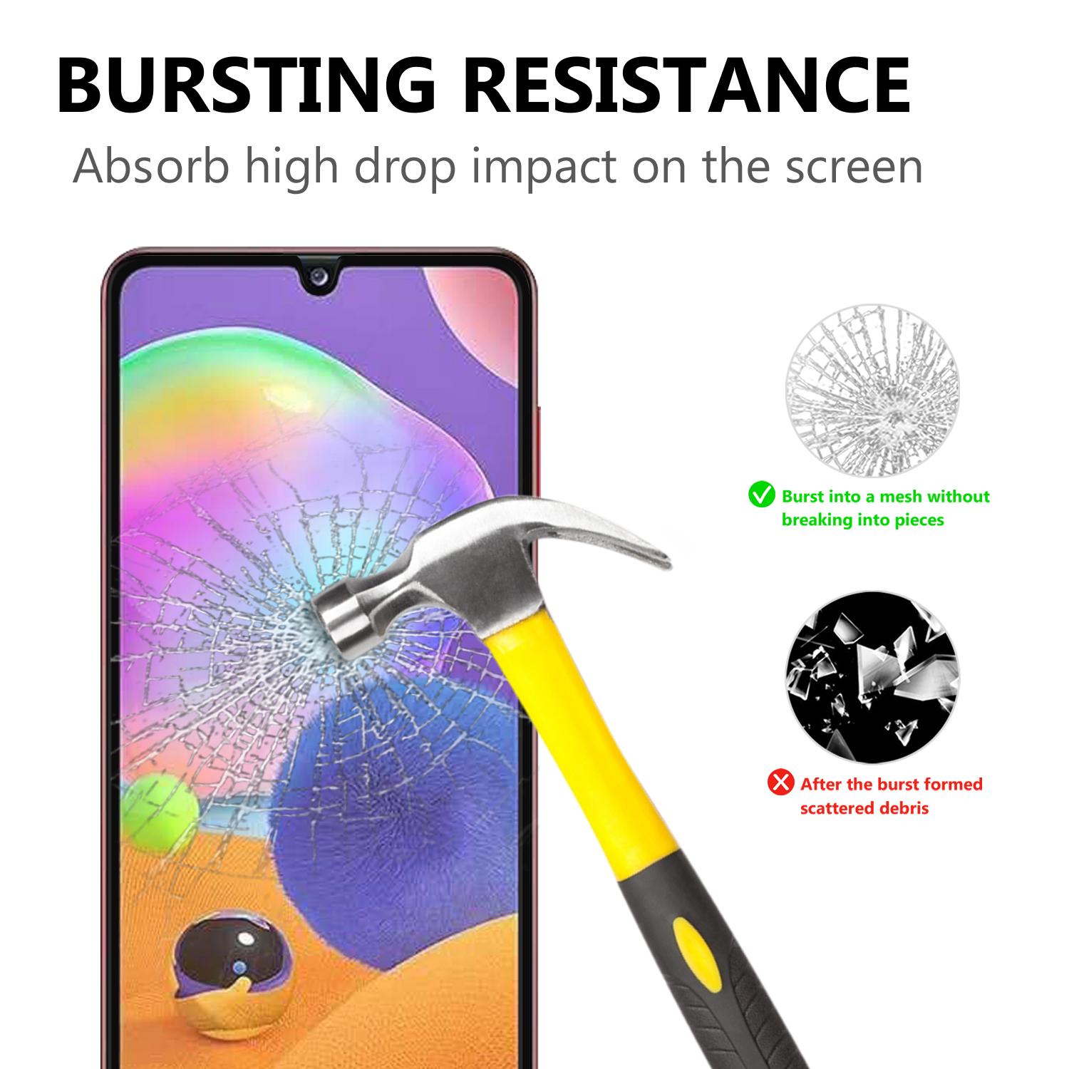 

Full Screen Tempered Glass Screen Film for Samsung Galaxy A31 Type A