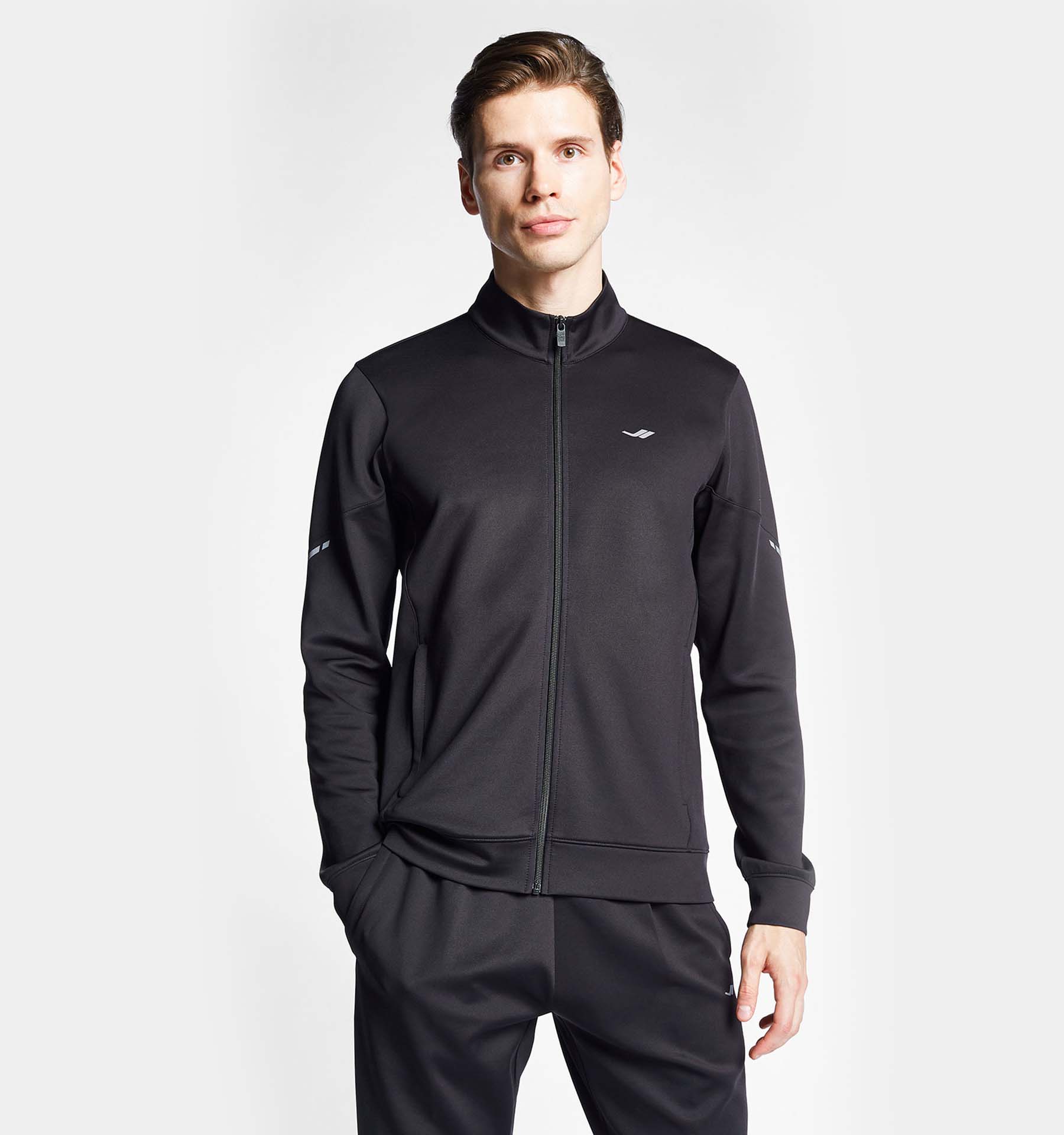 

Мужская толстовка на молнии 25S-1249-25B XL чёрный