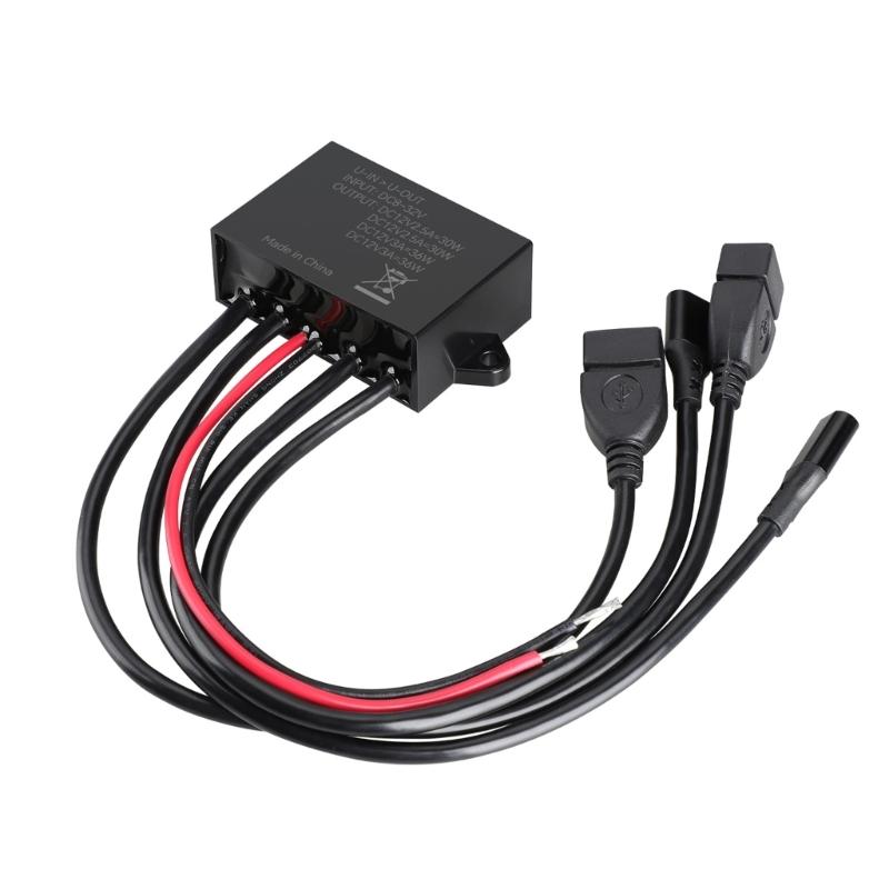 Car Modification Modified Phone Charging Module 12V/24V To USB Type C Female Adapter Fast Charging Harness Accessories