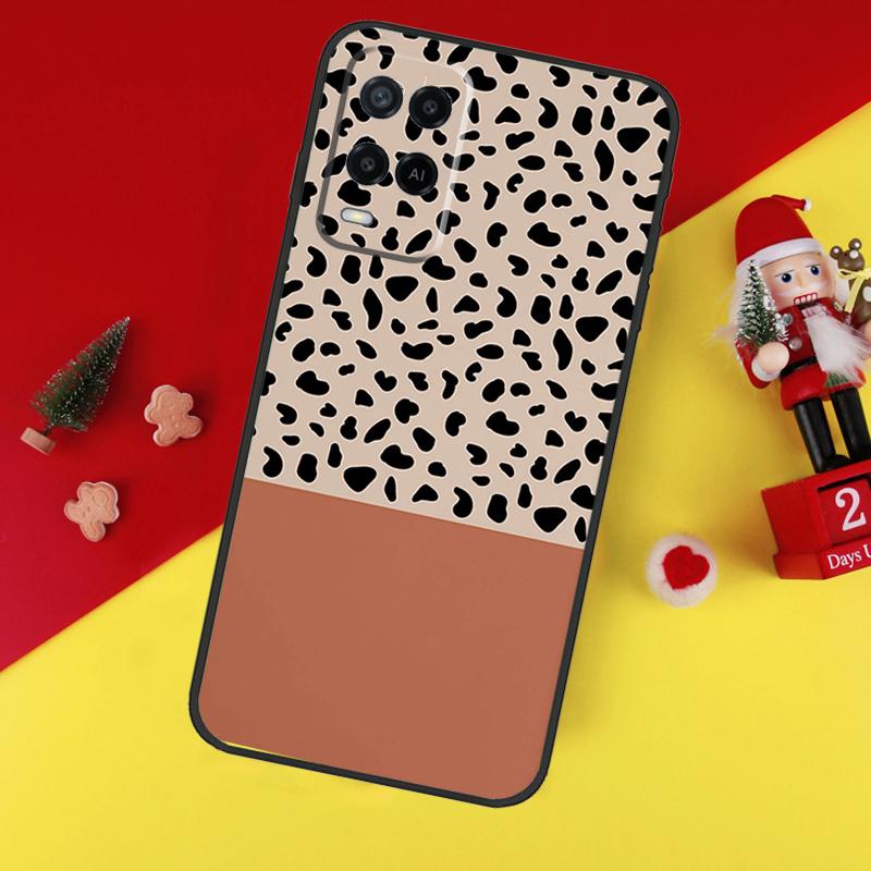 Boho Botanical Leaf Cow Cactus For OPPO A96 A76 A16 A52 A72 A92 A98 A78 A58 A5 A9 A15 A17 A77 A53S A57S A94 A74 A54 Case