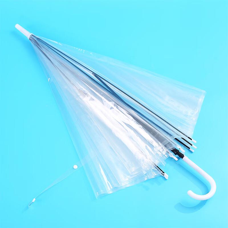 Transparent Straight Handle Umbrella (2-Pack)
