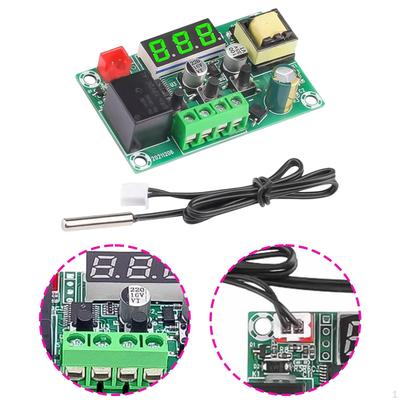 Interrupteur de contrôle de température électronique Thermostat Remplacement de carte DC220V 10A Robuste -w1209D
